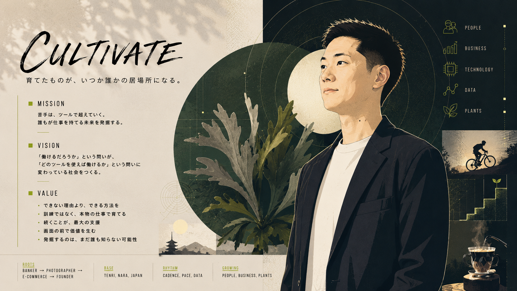 CULTIVATE ー 育てたものが、いつか誰かの居場所になる。